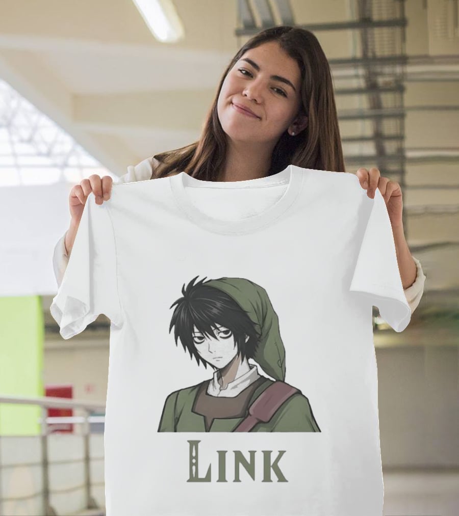 L Lawliet As Link The Legend Of Zelda T-Shirt