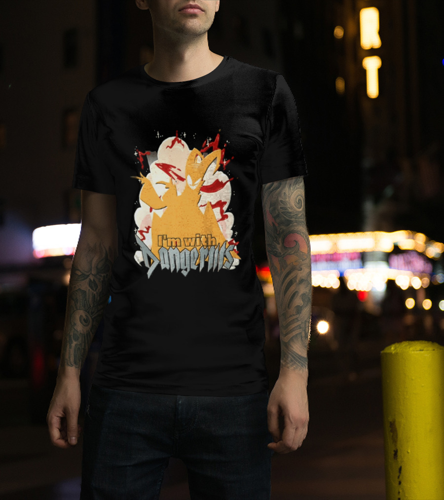 Adam Exorcist Hazbin Hotel I'm With Dangerous T-Shirt