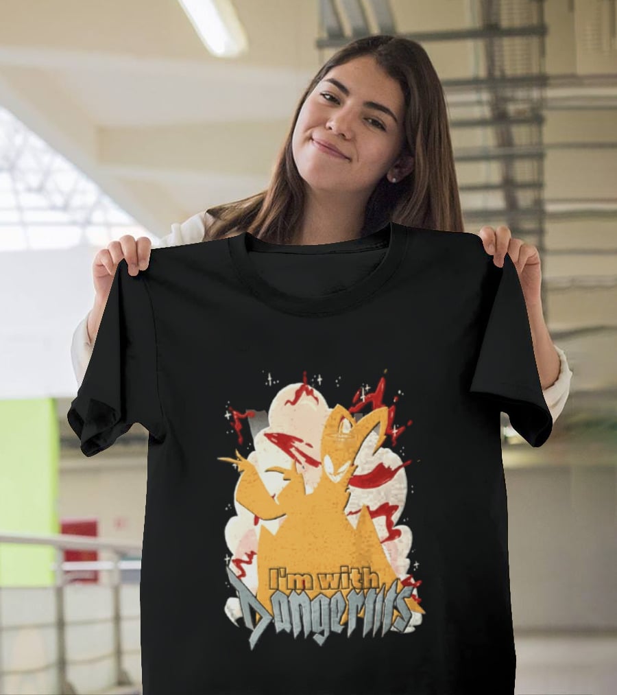 Adam Exorcist Hazbin Hotel I'm With Dangerous T-Shirt