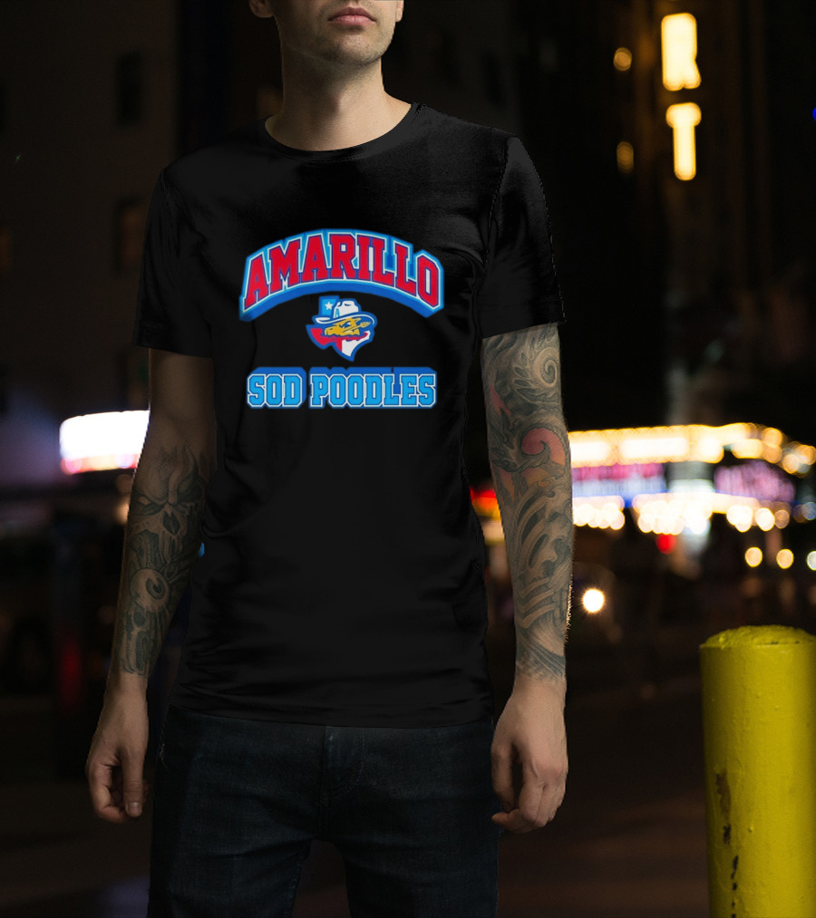 Amarillo Sod Poodles Texas Baseball Team T-Shirt