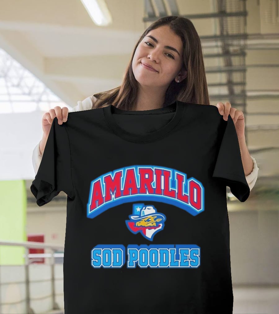 Amarillo Sod Poodles Texas Baseball Team T-Shirt