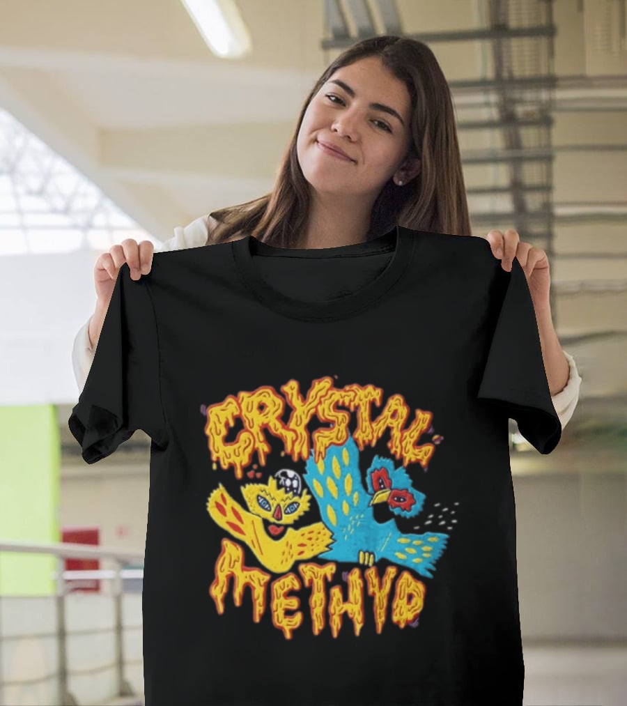 Crystal Methyd RuPaul Drag Race Bird Characters T-Shirt