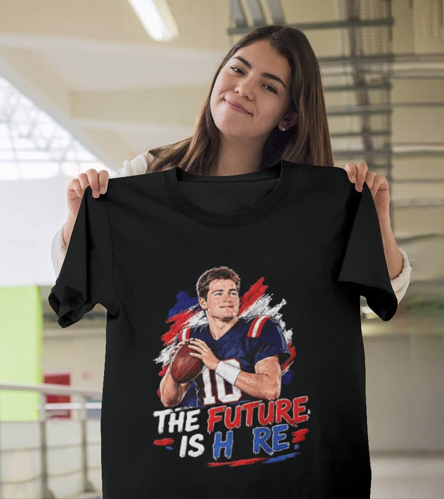 Mac Jones New England Patriots The Future Is Here Football T-Shirt