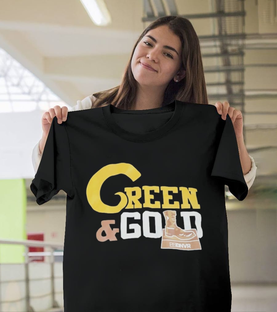 Green Gold Denver Boot Distressed DNVR T-Shirt