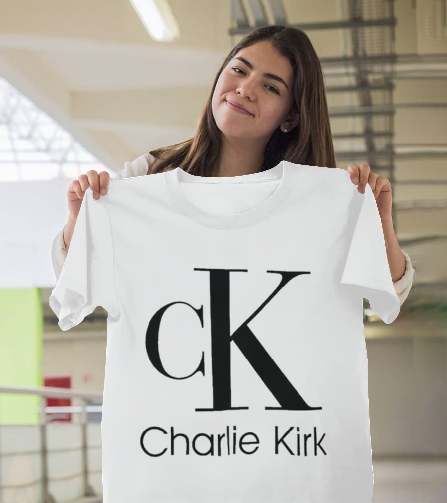Charlie Kirk CK Bold Monogram T-Shirt
