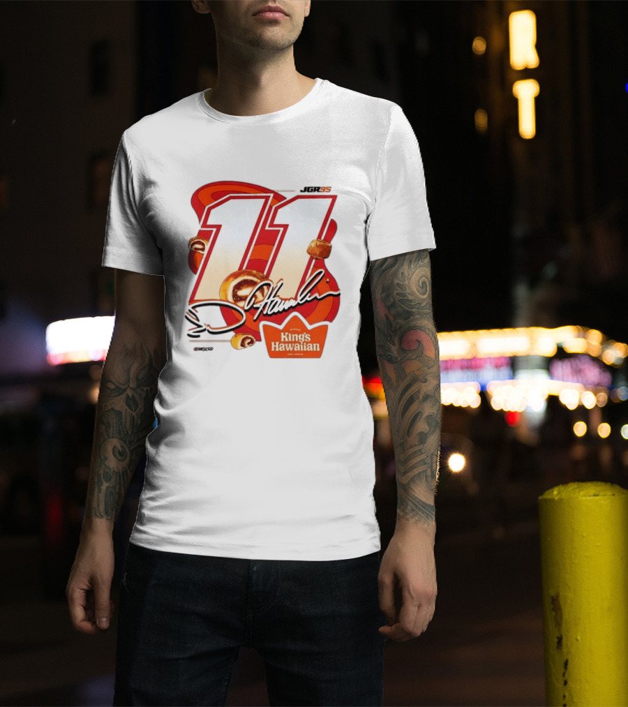 Denny Hamlin 11 JGR Nascar King's Hawaiian Cinnamon Bites T-Shirt