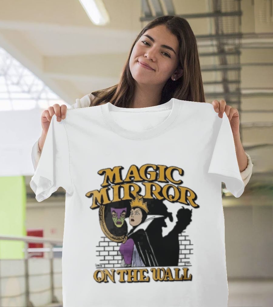 Magic Mirror On The Wall Evil Queen Old Hag Shadow T-Shirt