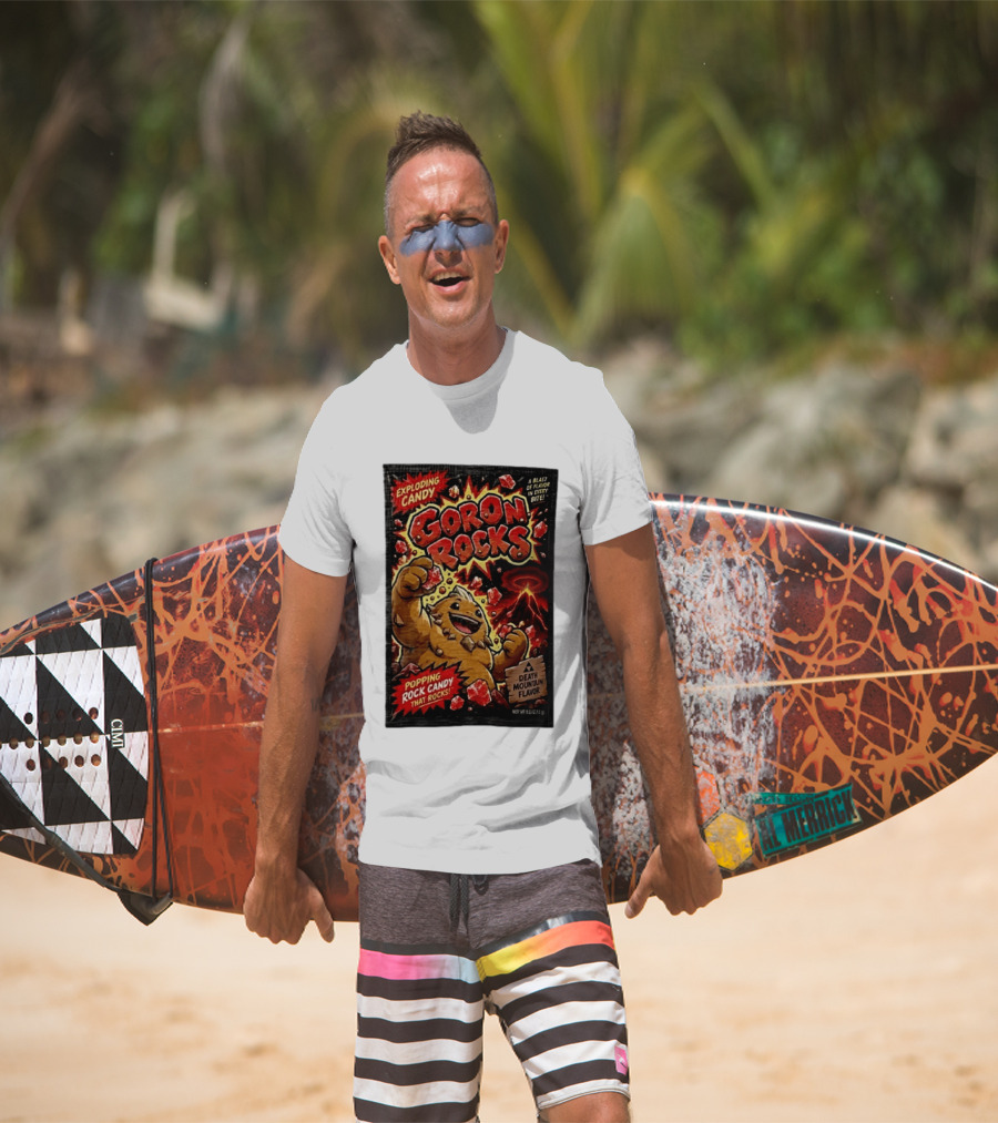 Exploding Candy Goron Rocks Death Mountain Flavor Popping Rock Candy That Rocks T-Shirt