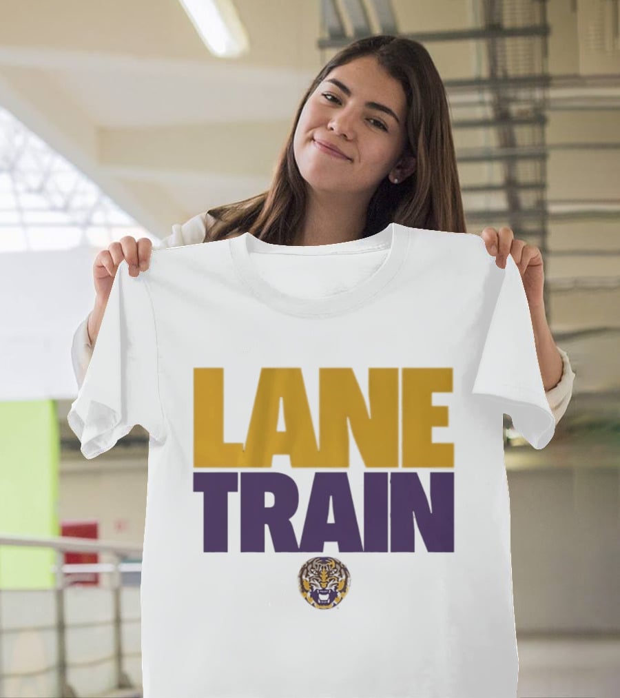 Lane Train LSU Tigers Football SEC Fan Gear T-Shirt