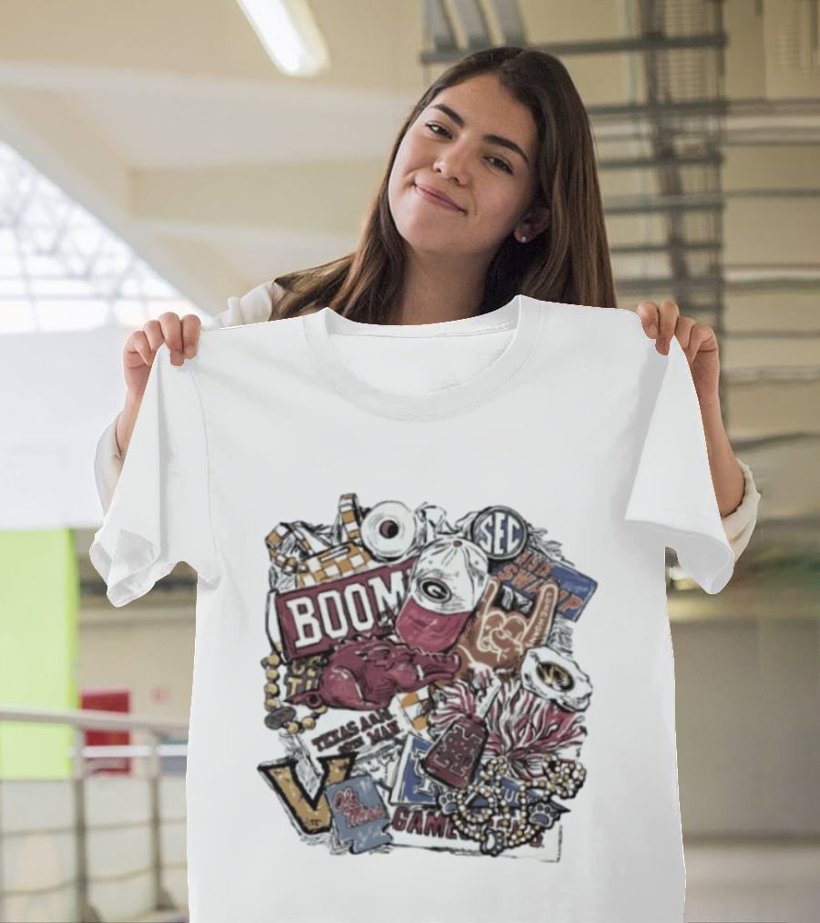 Mississippi State SEC Gameday It Just Means More Boom Tennessee Texas A&M Gators LSU Auburn T-Shirt