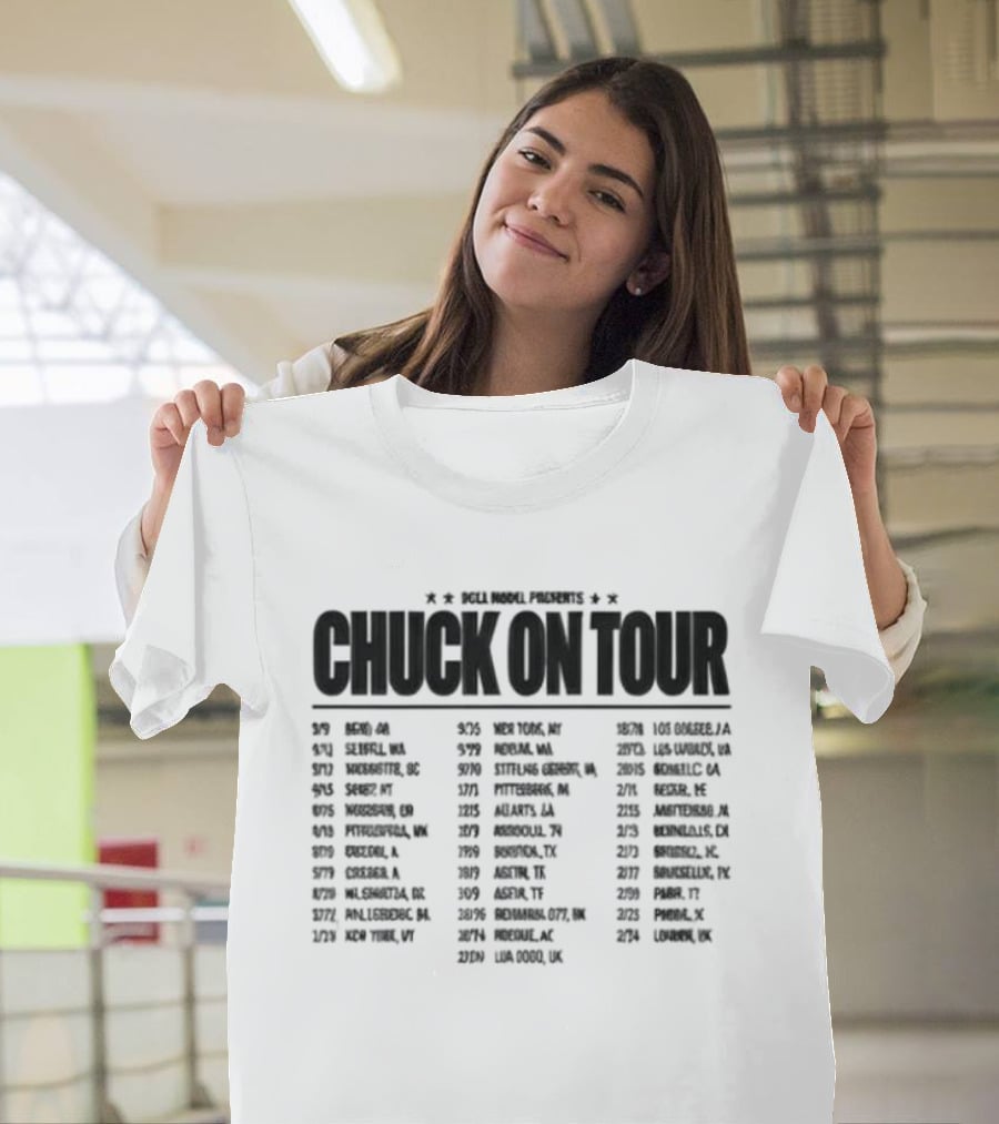 Role Model Presents Chuck On Tour 2026 Timely Party Dates And Cities List T-Shirt
