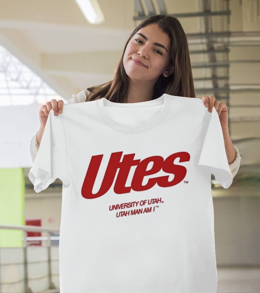 Utes University Of Utah Utah Man Am I NCAA T-Shirt