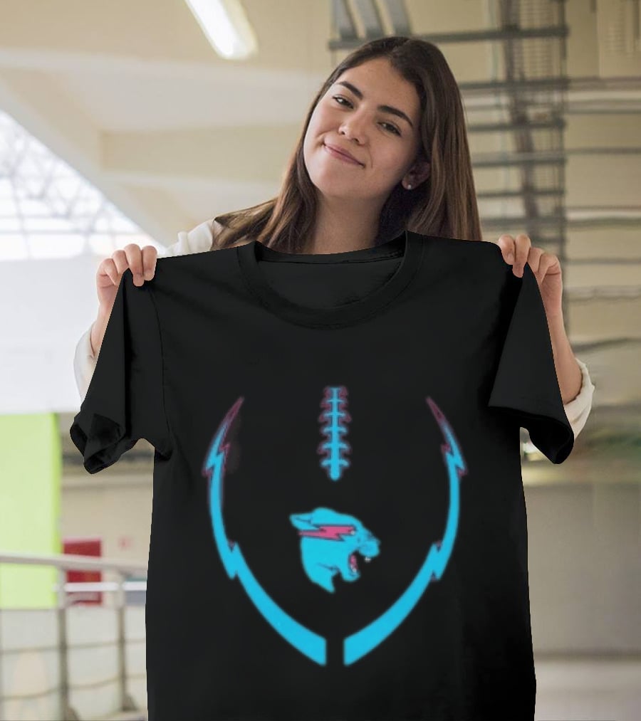 Mrbeast Store Beast Lightning Football T-Shirt