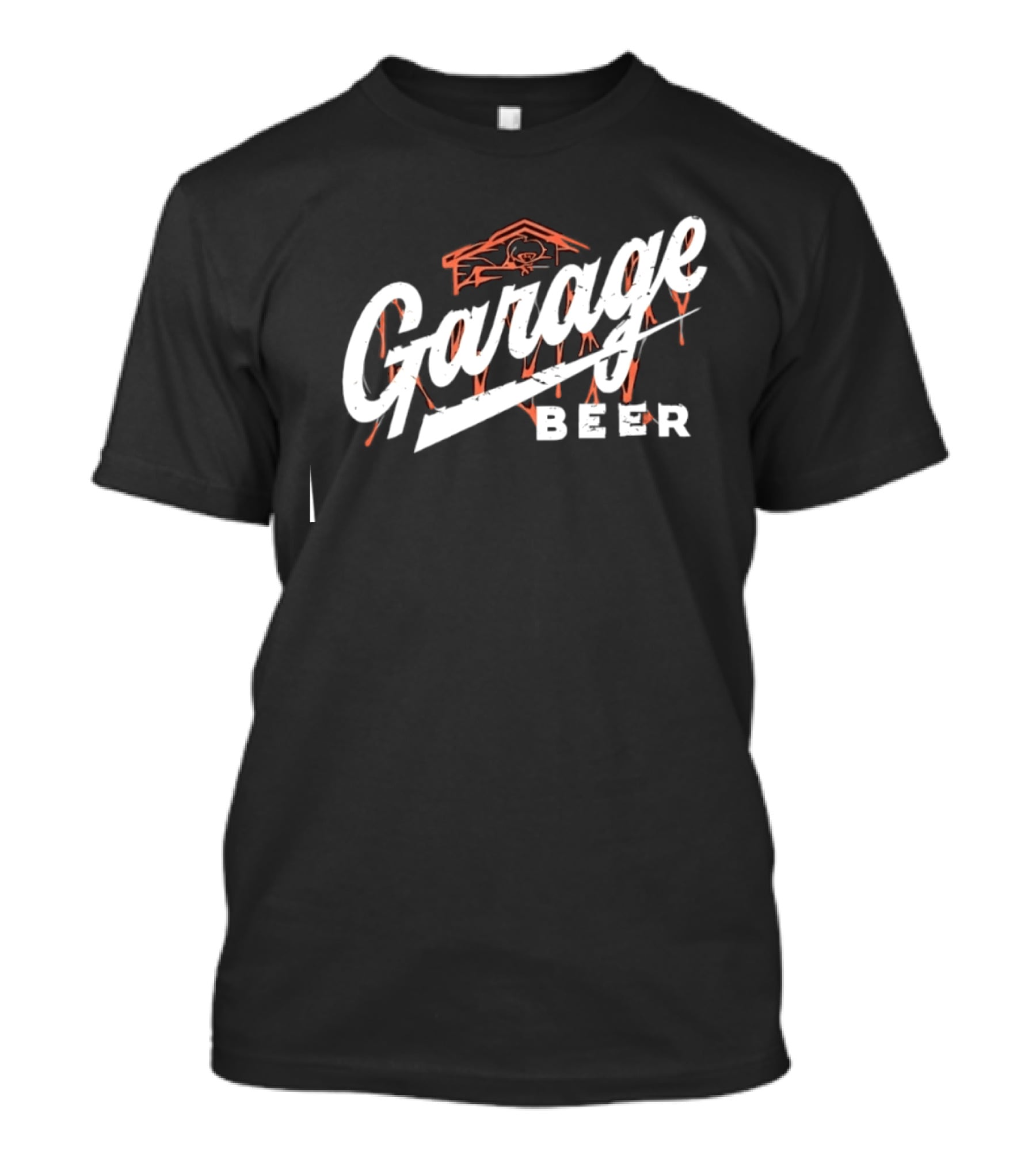 Garage Beer Distressed Style Vintage Aesthetic T-Shirt