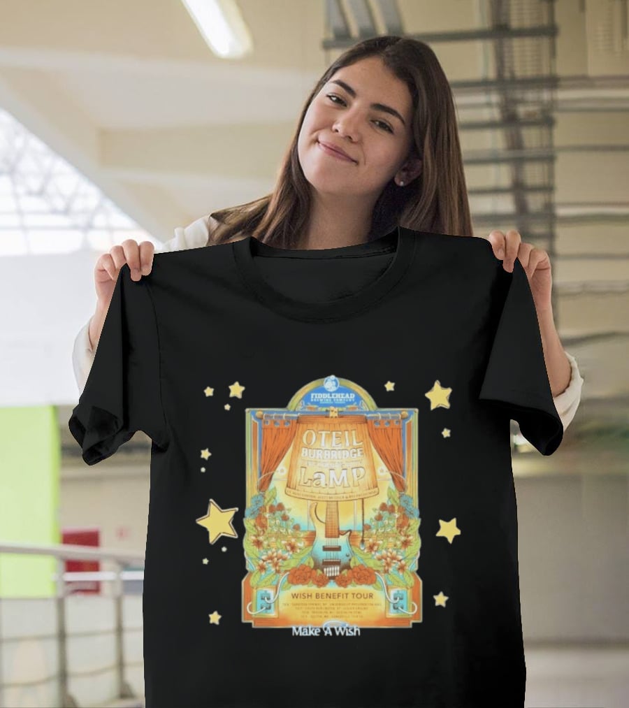 Oteil Burbridge LaMP Wish Benefit Tour Make A Wish Foundation Fiddlehead Brewing Company T-Shirt