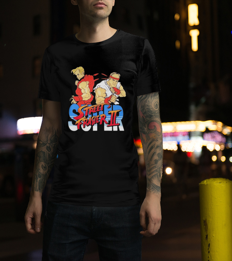 Supper Street Frasier II Retro Fighter T-Shirt