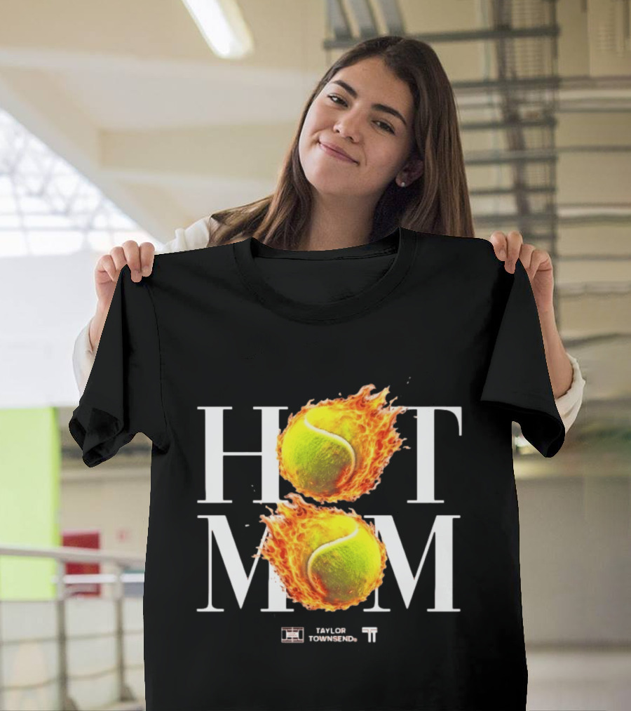 Taylor Townsend Hot Mom Tennis WTA Fiery Tennis Balls T-Shirt