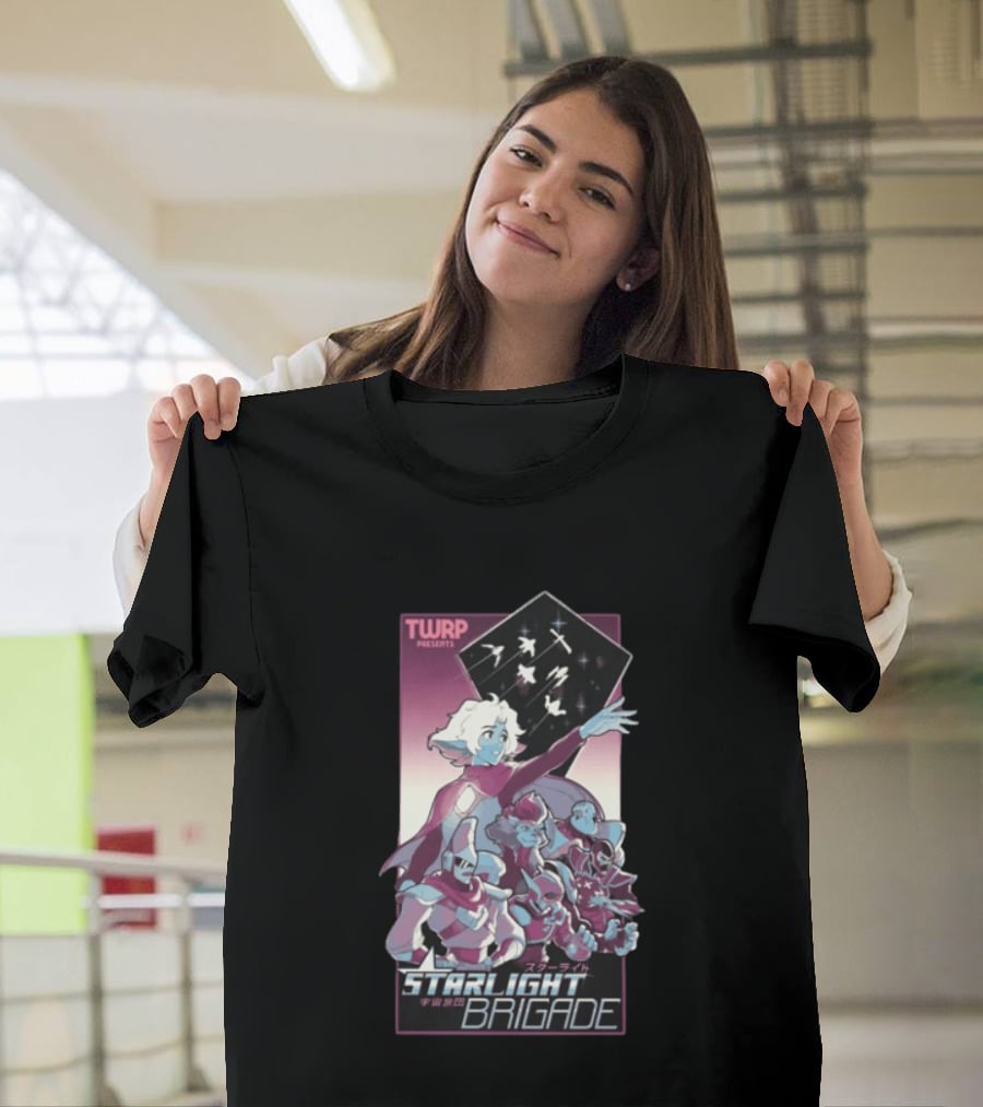 TWRP Presents Starlight Brigade Anime Style Longsleeve T-Shirt