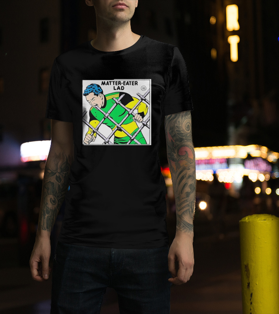 Matter Eater Lad DC Comics Retro Comic Book Panel T-Shirt