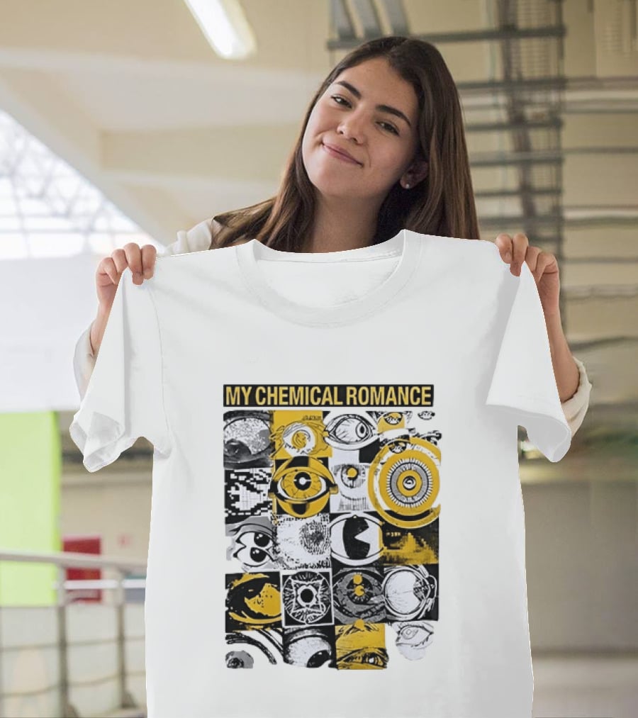 My Chemical Romance San Diego The Black Parade 2026 Petco Park Eye Collage T-Shirt