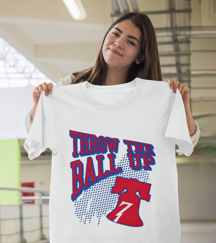 NBA Philadelphia 76ers Throw The Ball Up Liberty Bell T-Shirt