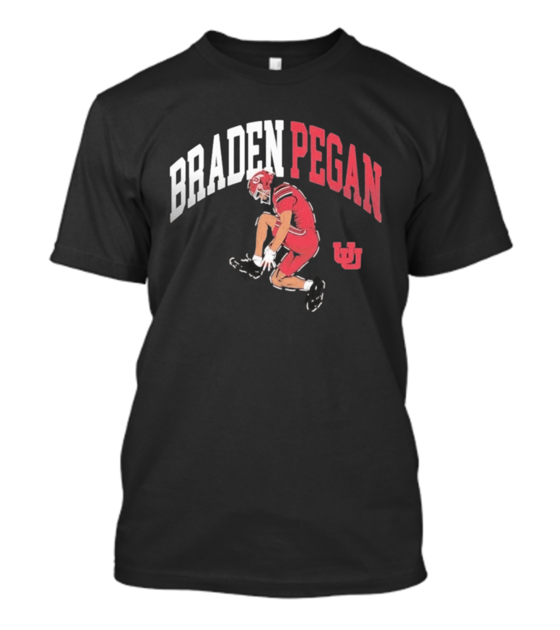 Braden Pegan Utah Utes Football Comic T-Shirt
