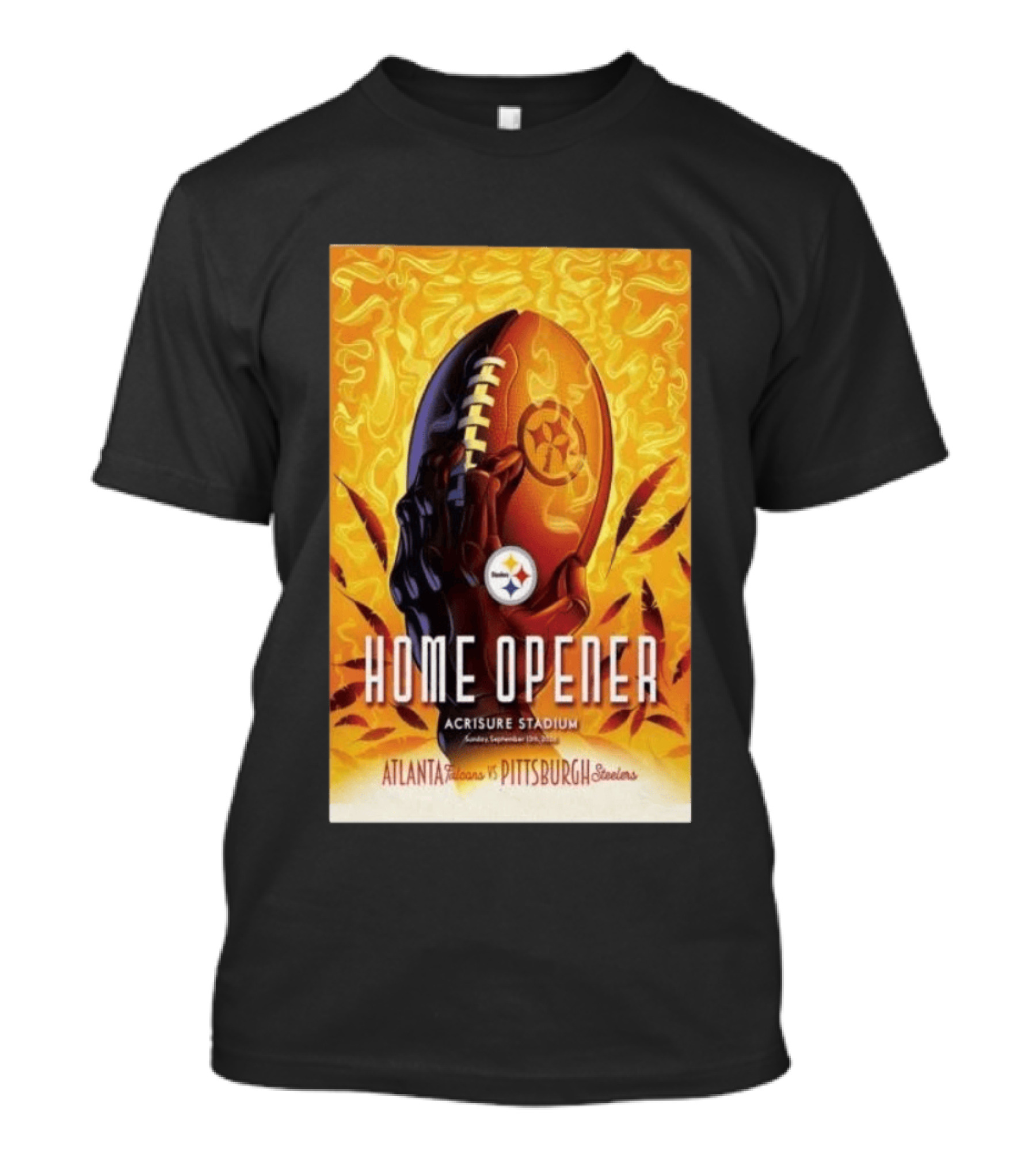 Atlanta Falcons Vs Pittsburgh Steelers Home Opener Acrisure Stadium September 13 2026 T-Shirt