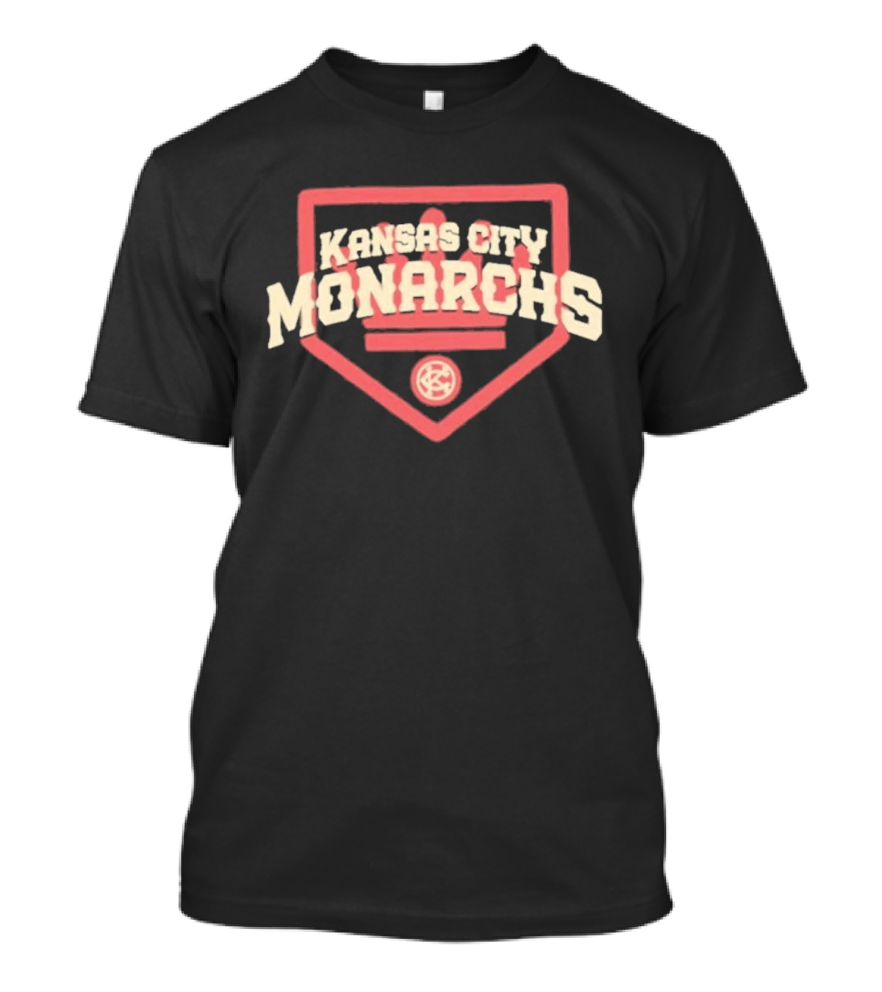 Kansas City Monarchs Home Plate Vintage Baseball T-Shirt