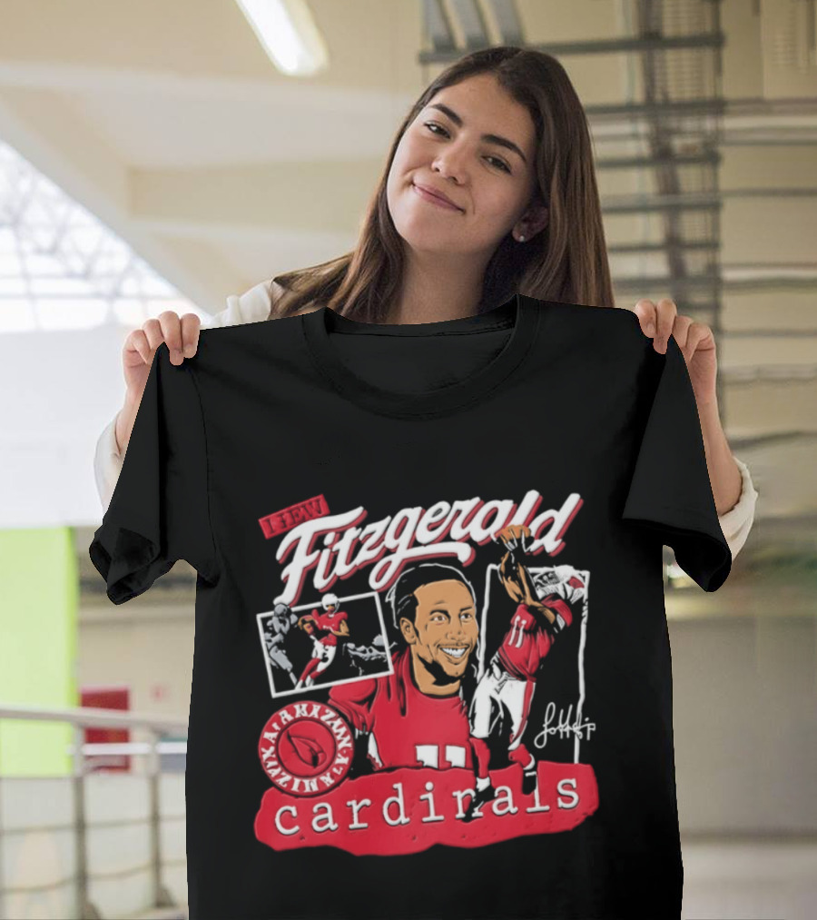 Fitzgerald Arizona Cardinals Football Number 11 NFL Player T-Shirt