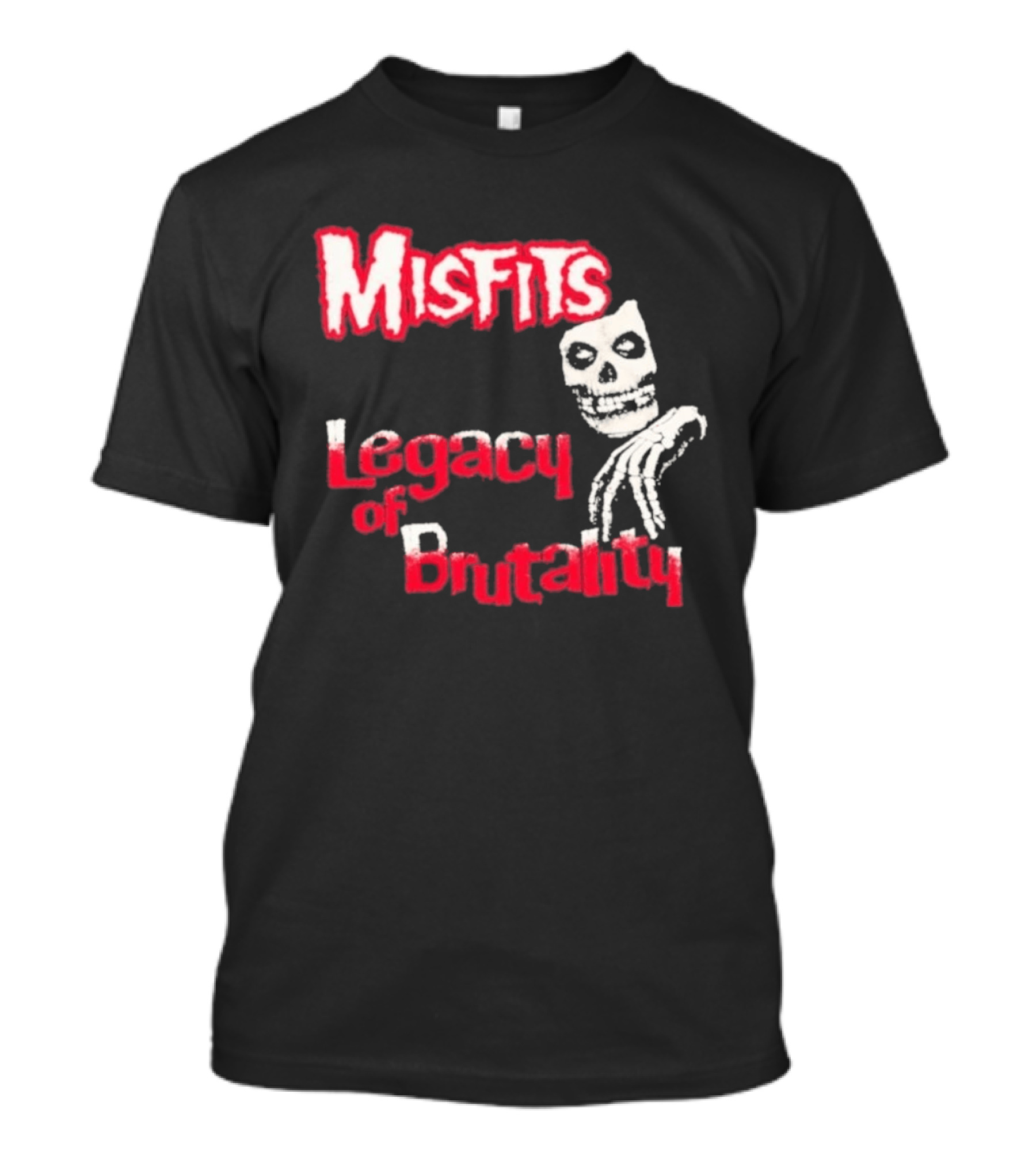 Misfits Legacy Of Brutality Skull Punk Rock T-Shirt