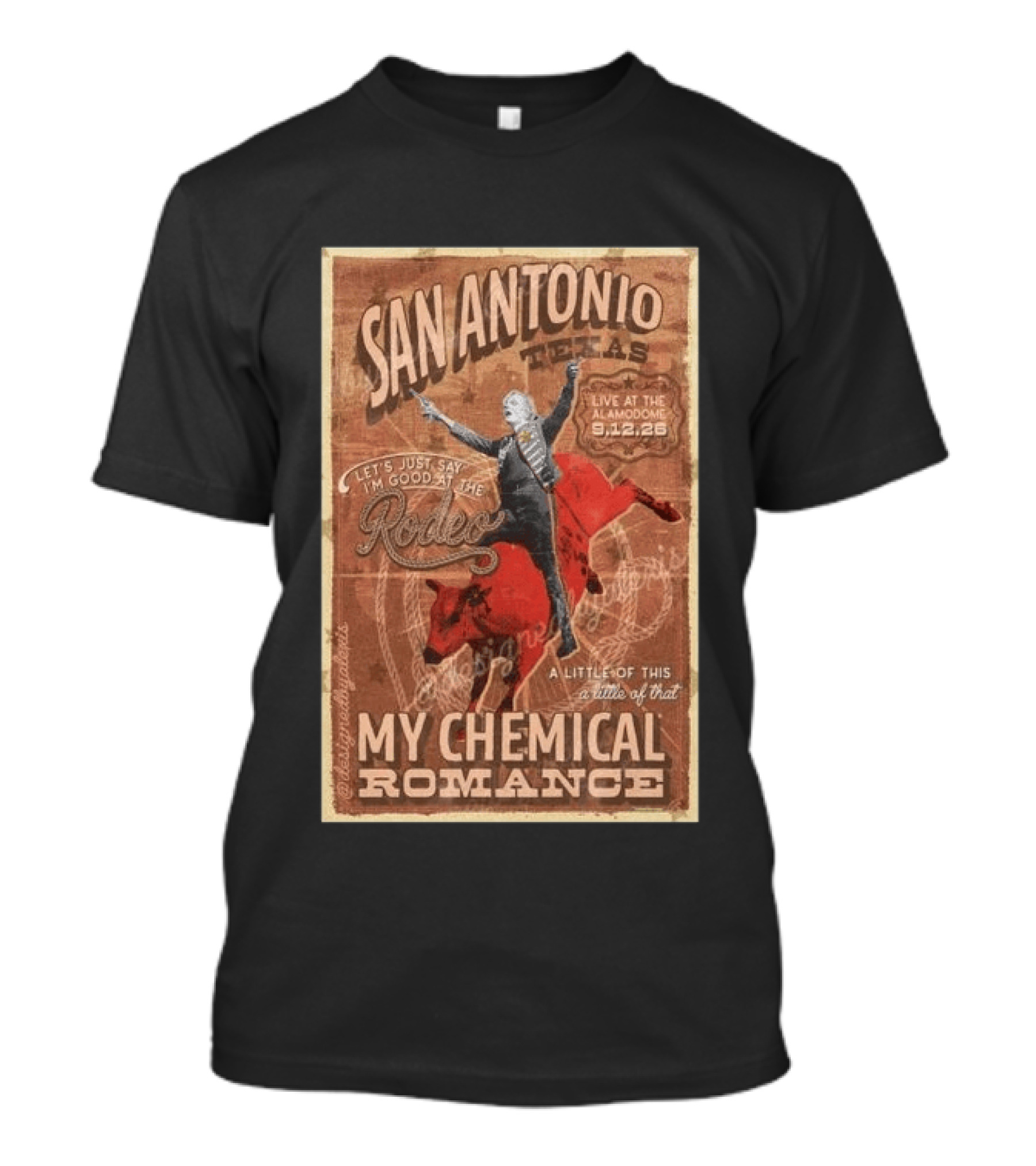 My Chemical Romance San Antonio Texas Alamodome 2026 Rodeo T-Shirt