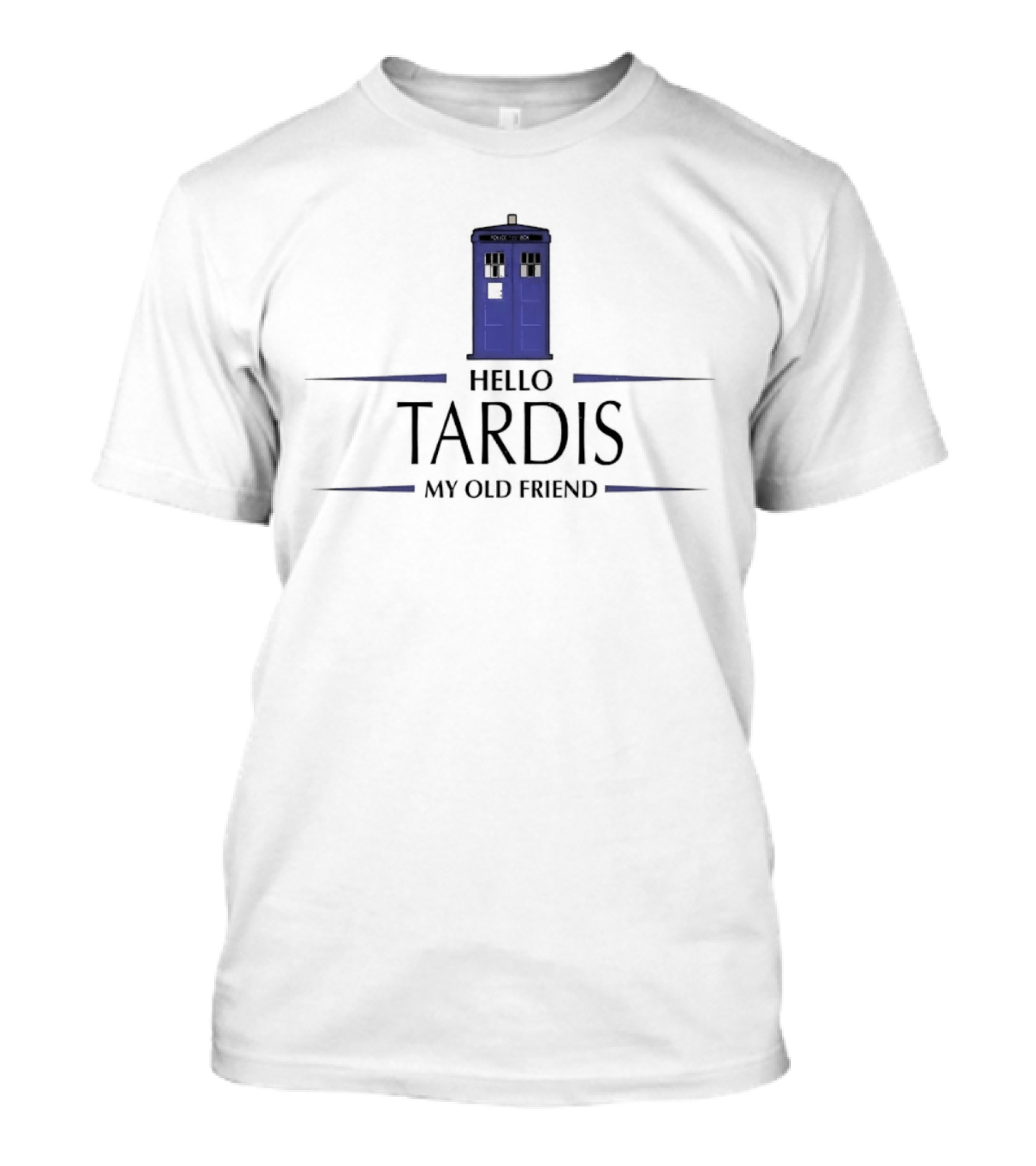 Doctor Who Hello TARDIS My Old Friend Sci Fi T-Shirt
