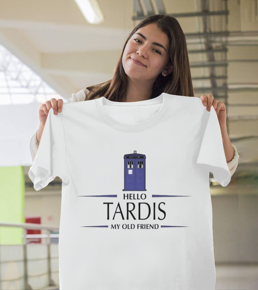 Doctor Who Hello TARDIS My Old Friend Sci Fi T-Shirt