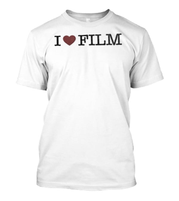 I Love Film Heart Icon Movie T-Shirt