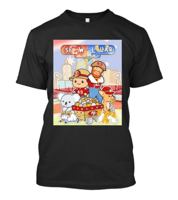San Francisco 49ers Dig Up A Win SF W L LAR Australia T-Shirt