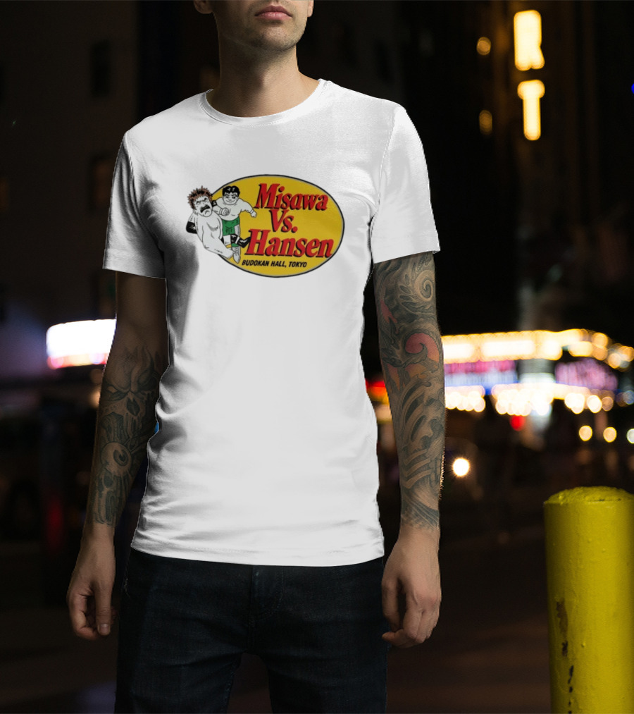 Misawa Vs Hansen Budokan Hall Tokyo T-Shirt