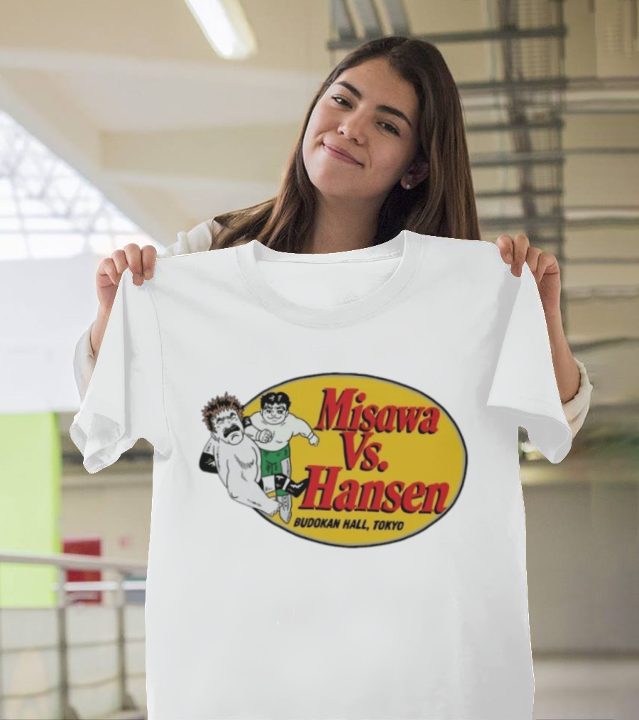 Misawa Vs Hansen Budokan Hall Tokyo T-Shirt
