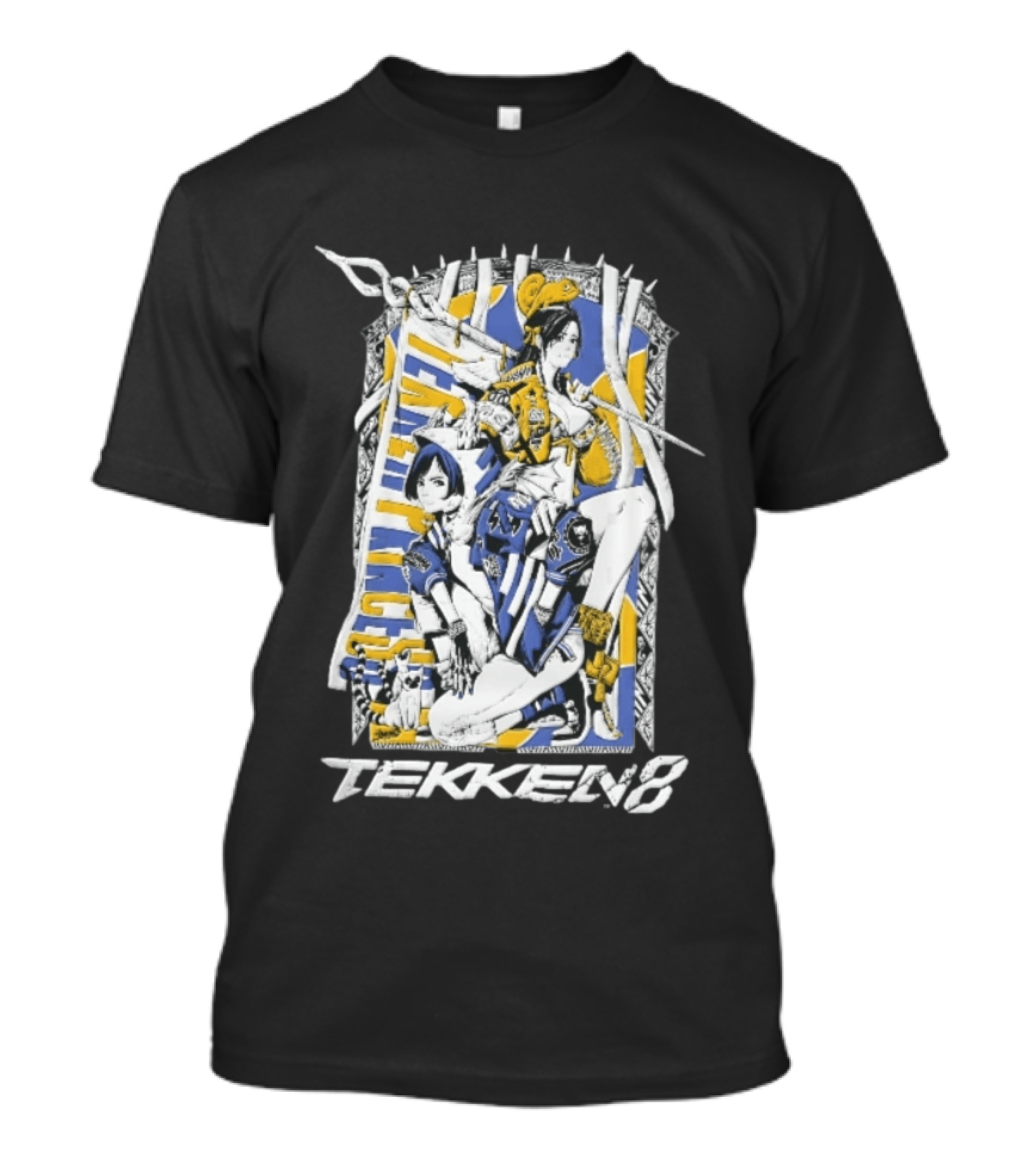 Tekken 8 Team Princess Anime Female Fighters Art Chameleon Flag T-Shirt