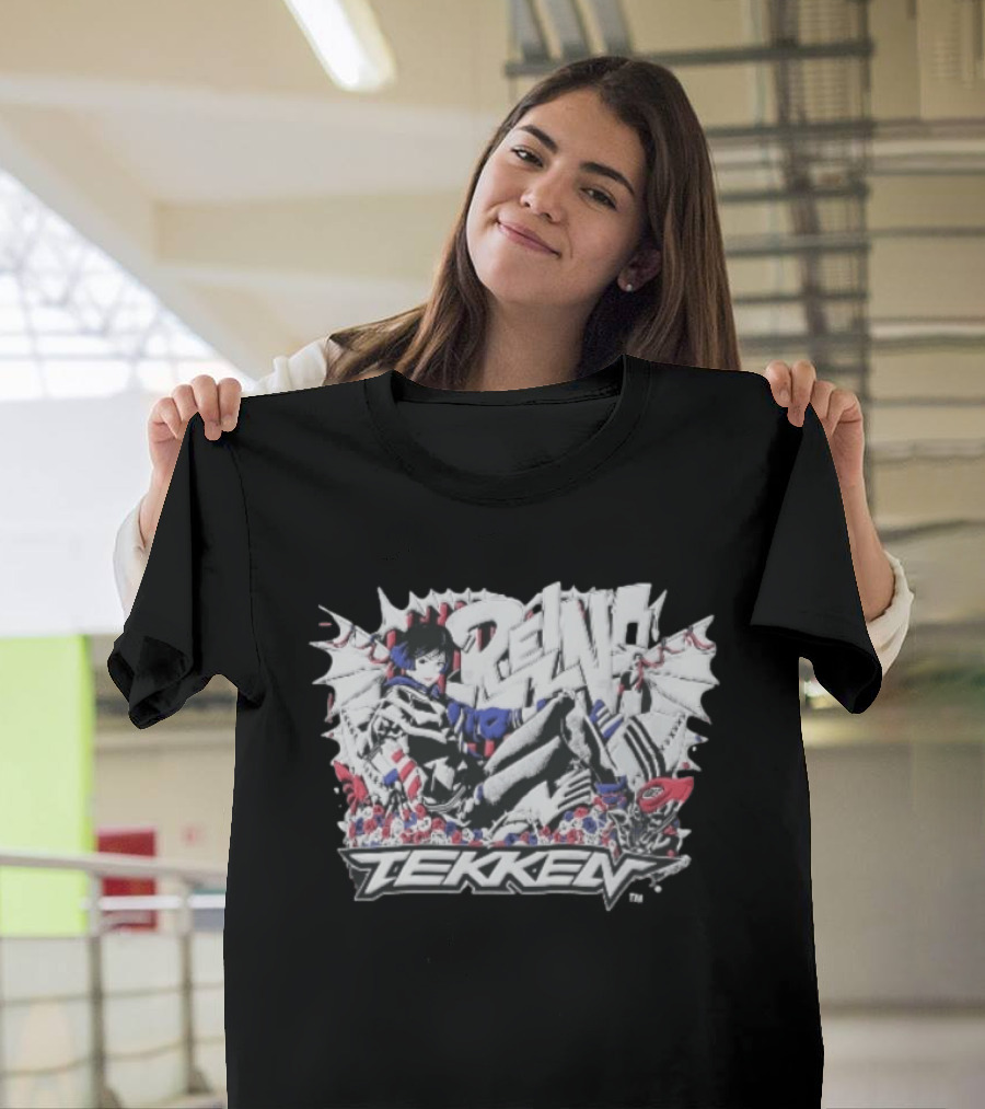 Tekken Reina Anime Style Among Roses T-Shirt