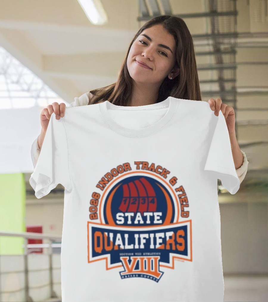 NYSPHSAA 2026 Indoor Track And Field State Qualifiers Section VIII T-Shirt