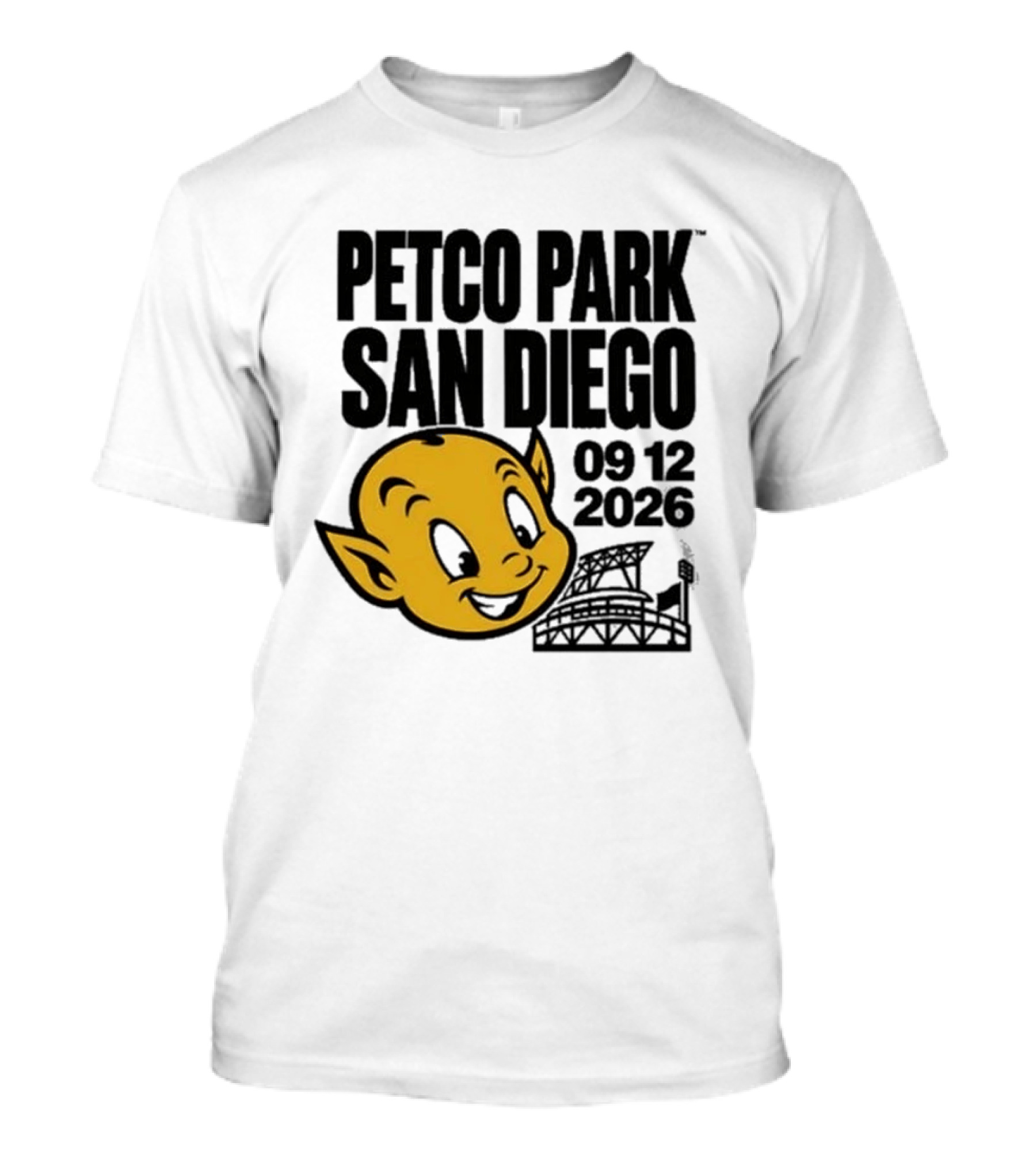 Petco Park San Diego Sep 12 2026 Event Icon With Stadium T-Shirt