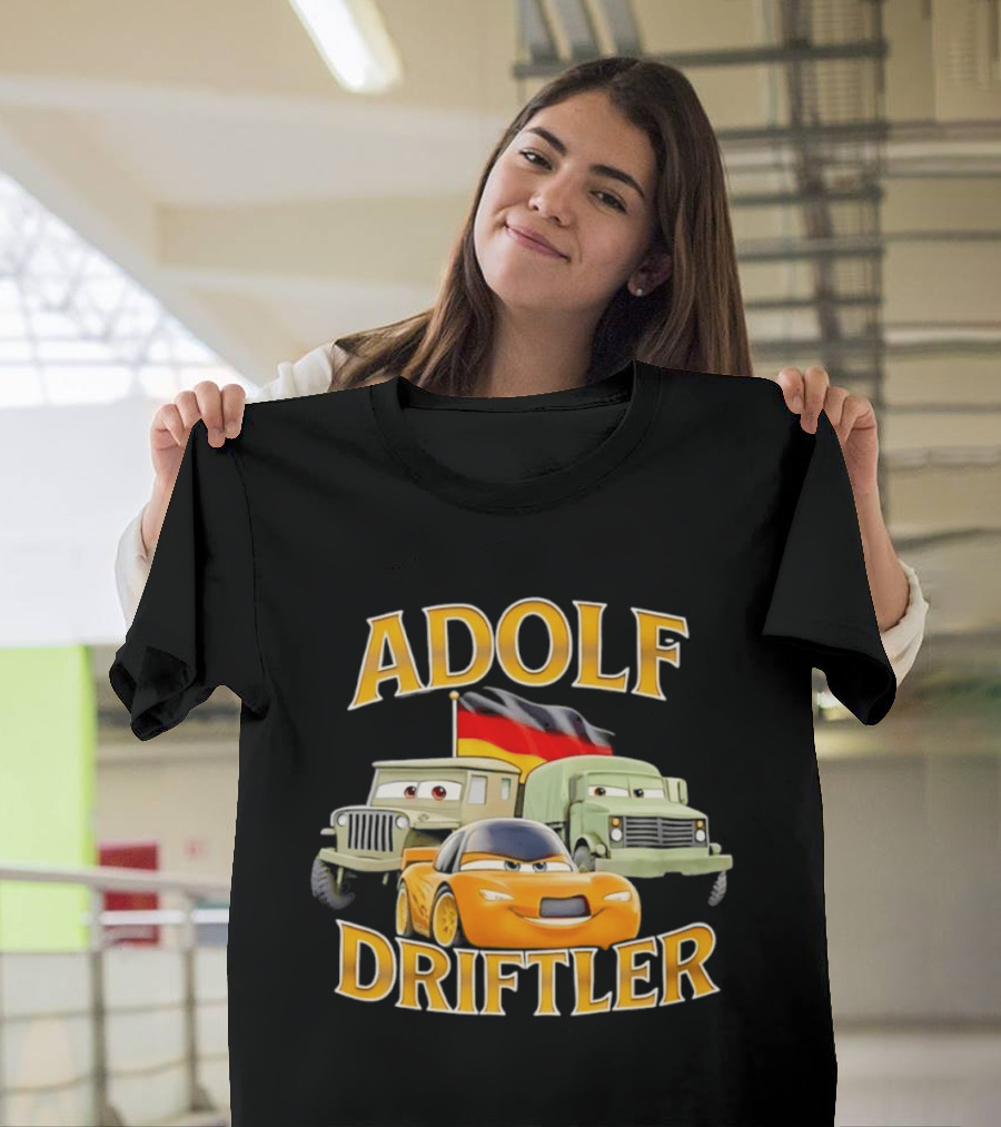 Adolf Driftler German Car Cartoon T-Shirt
