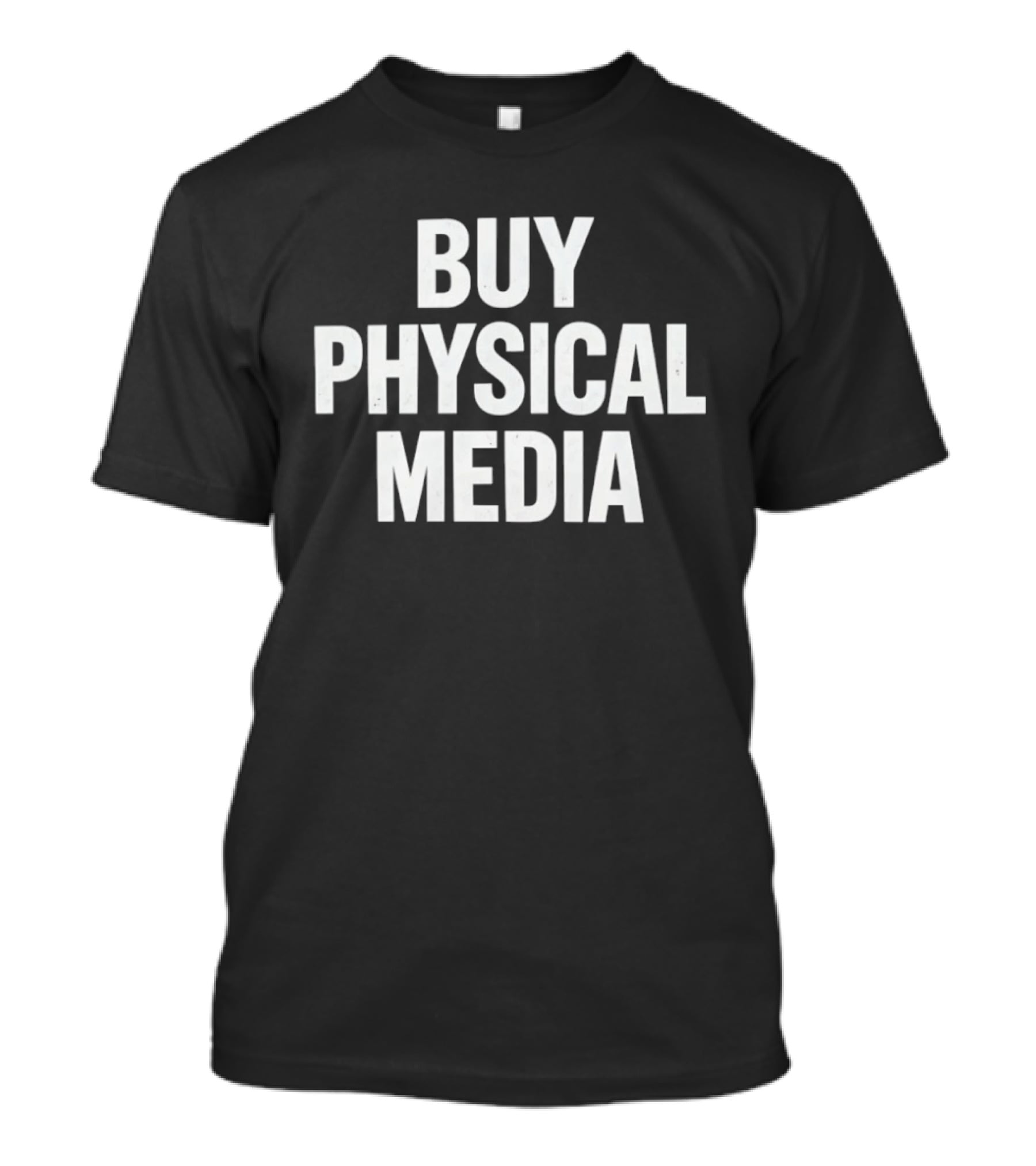 Buy Physical Media Collecting Vinyl DVD T-Shirt