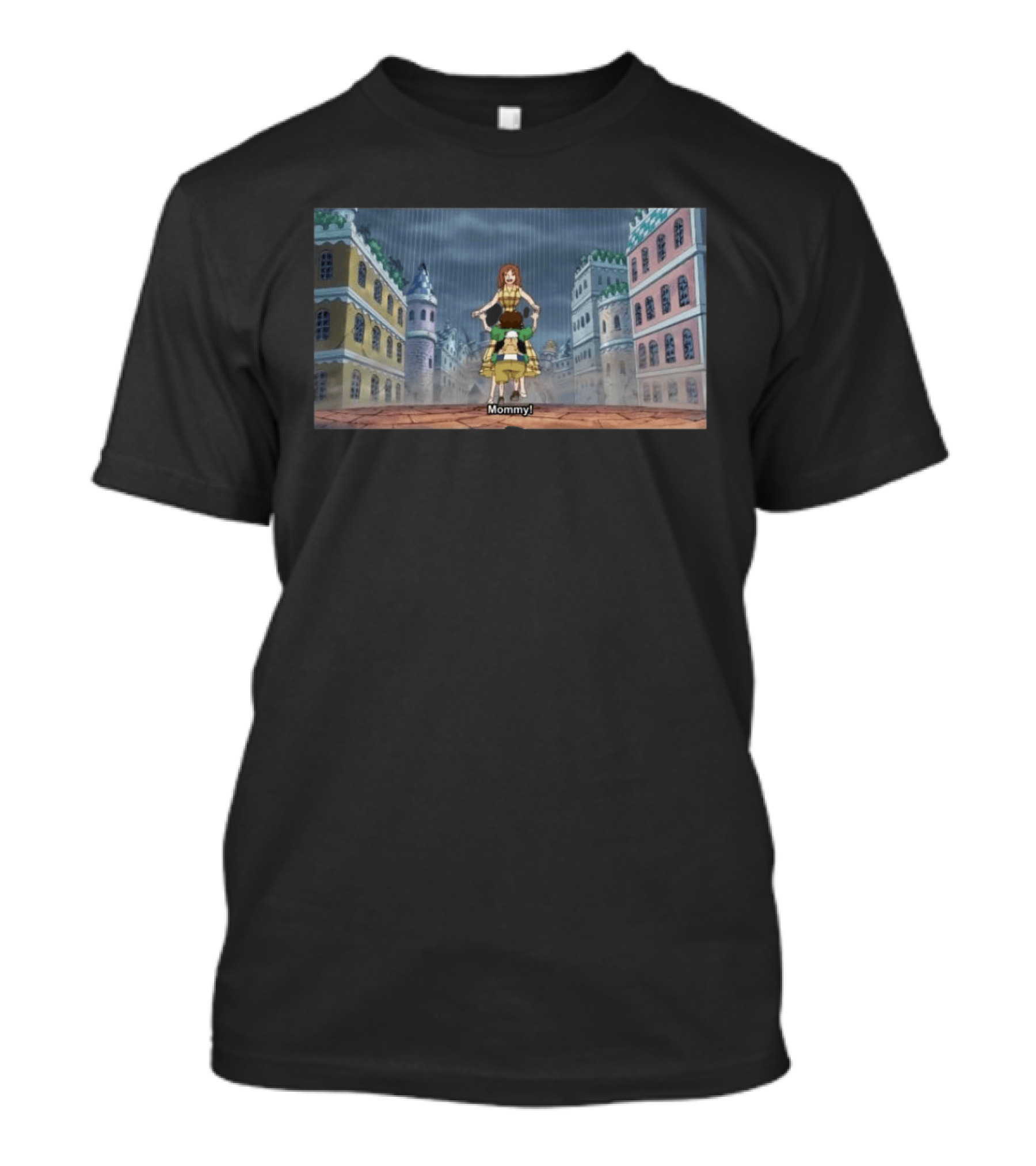 Mommy Dressrosa Kuma Scene In Iconic Anime Setting T-Shirt