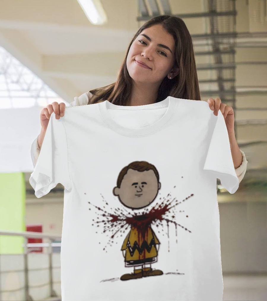 Charlie Brown Decapitated Bootleg Peanuts Scene T-Shirt
