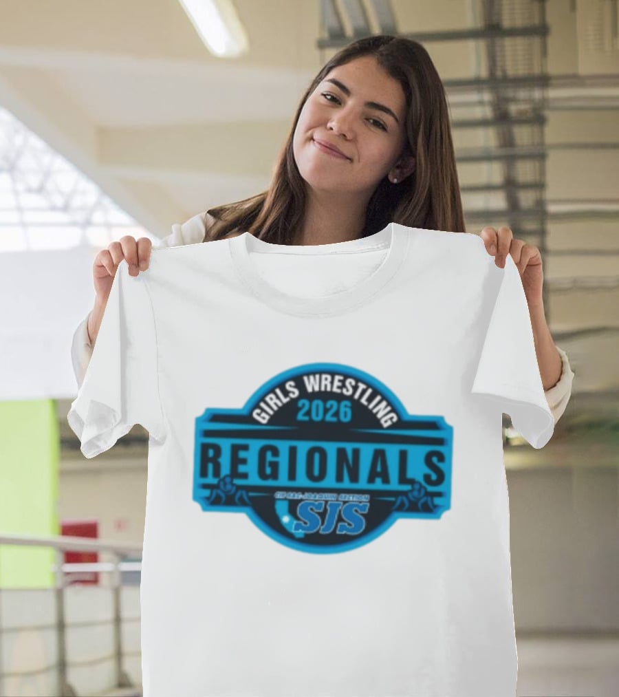 CIF SJS 2026 Girls Wrestling Regionals Championship Event T-Shirt