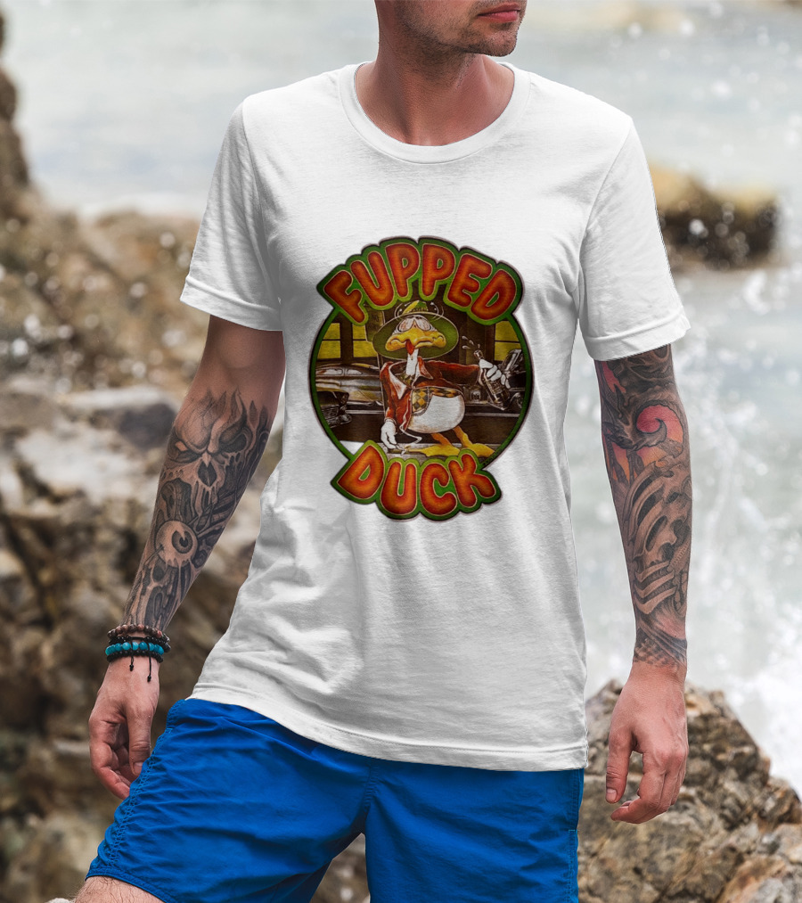 Fupped Duck Vintage Style 1979 Tipsy Cartoon Nostalgia T-Shirt