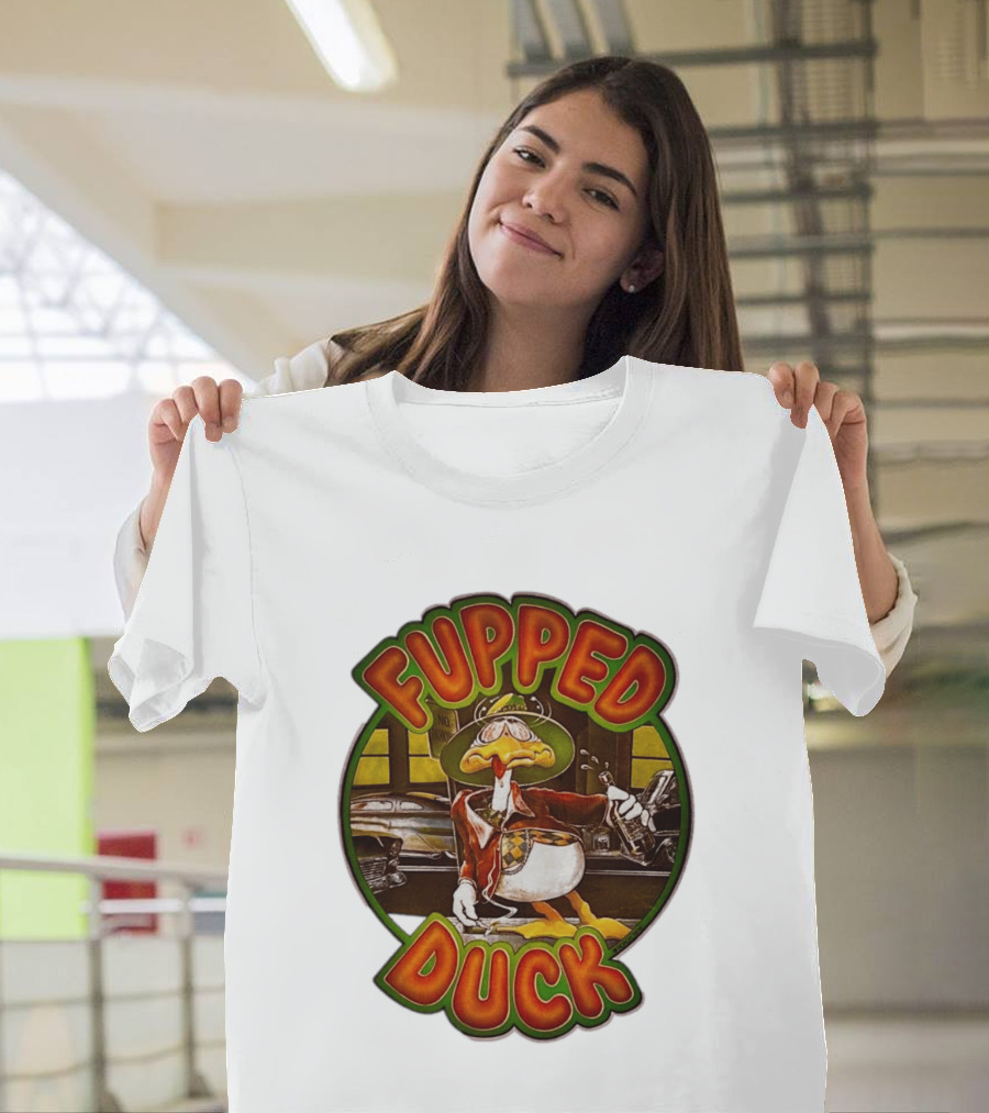 Fupped Duck Vintage Style 1979 Tipsy Cartoon Nostalgia T-Shirt