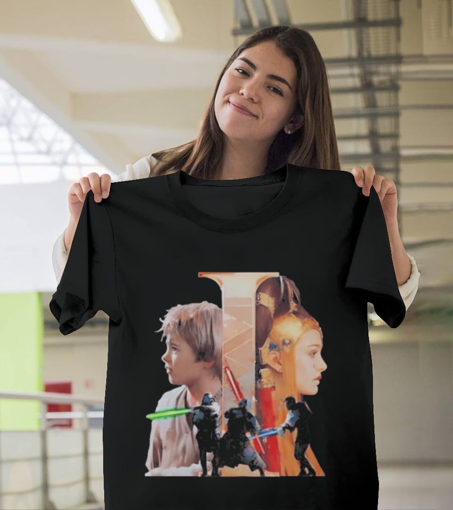 Rebel Scums The Phantom Menace 25th Anniversary Celebration With Iconic Characters And Lightsabers T-Shirt
