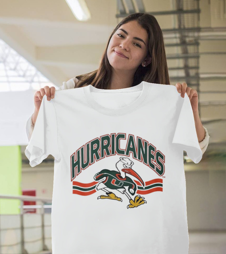 Miami Hurricanes Sebastian The Ibis Sports Team T-Shirt